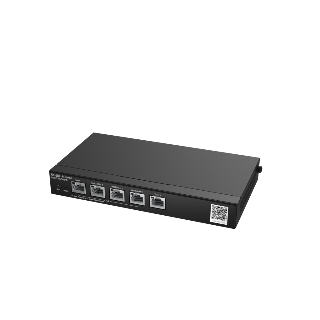 Ruijie Reyee RG-EG305GH-P-E, Reyee 5-Port High-Performance Cloud Managed PoE Office Router