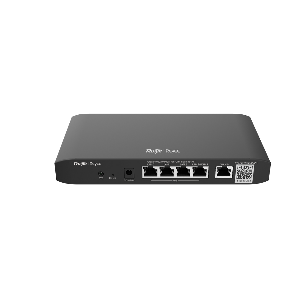 Ruijie Reyee RG-EG105G-P-V3 Reyee Cloud Managed PoE Router