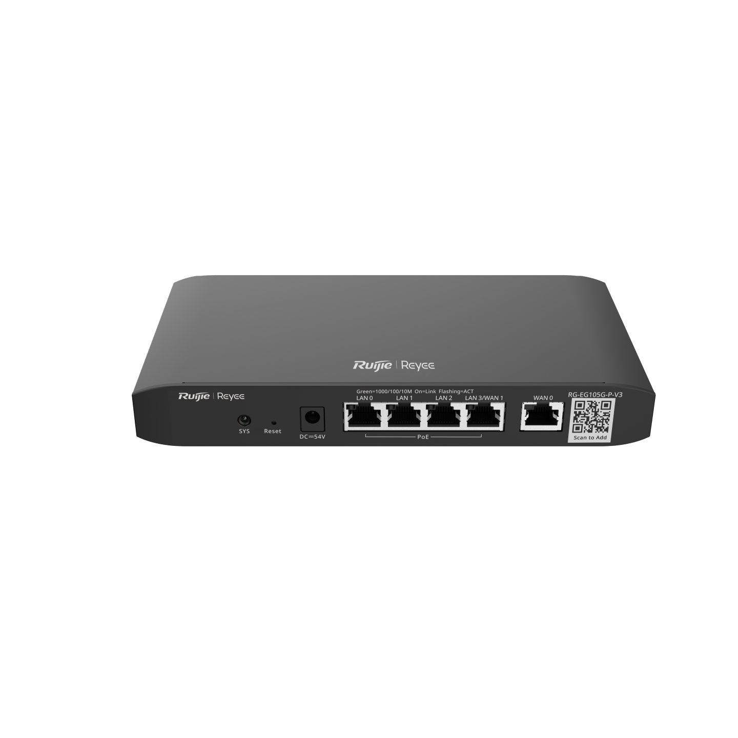 Ruijie Reyee RG-EG105G-P-V3 Reyee Cloud Managed PoE Router
