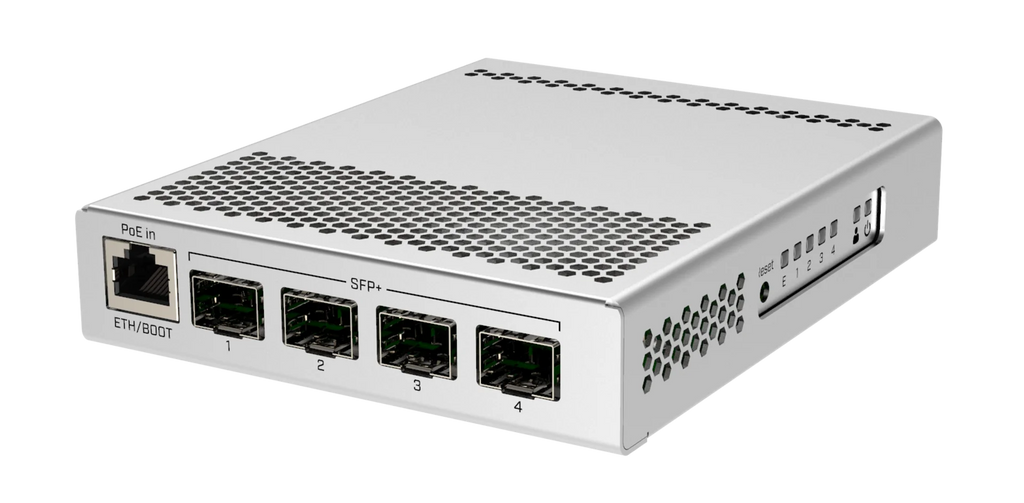 MikroTik CRS305-1G-4S+IN 5-Port Managed Switch with 4×10G SFP+