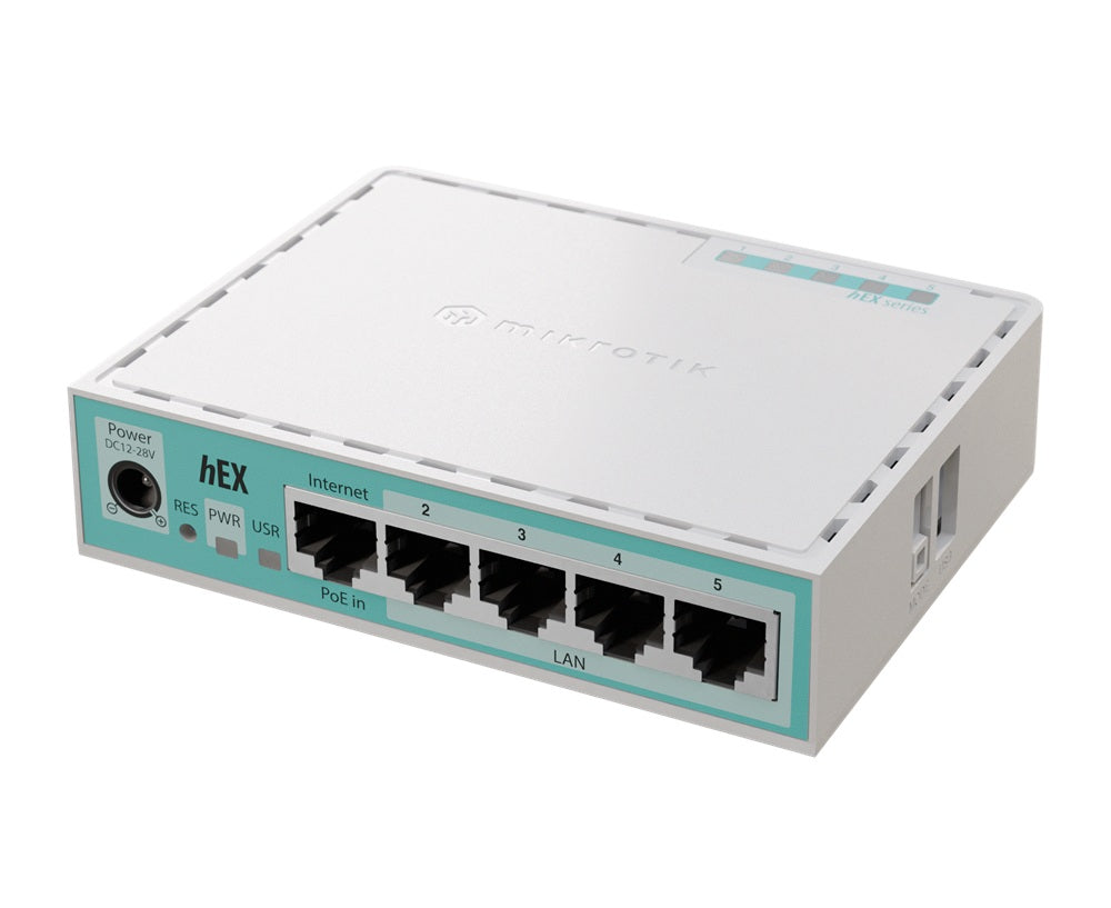 MikroTik hEX Refresh E50UG 5-Port Gigabit Ethernet Router