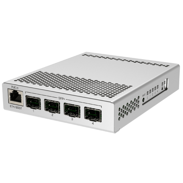 MikroTik CRS305-1G-4S+IN 5-Port Managed Switch with 4×10G SFP+