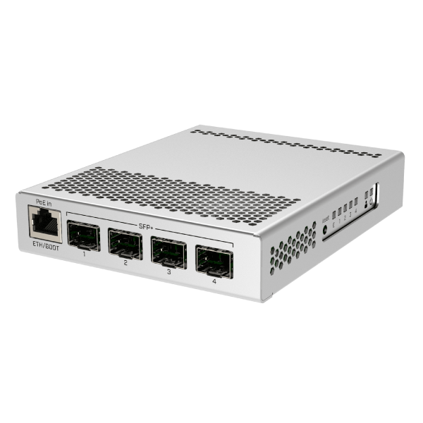 MikroTik CRS305-1G-4S+IN 5-Port Managed Switch with 4×10G SFP+