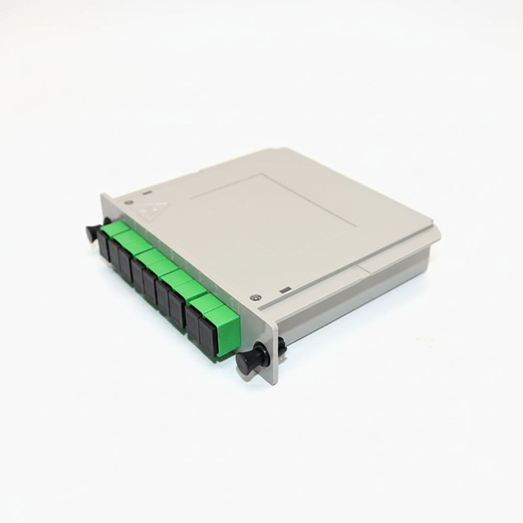 1×8 SC/APC Single-Mode PLC Fiber Optic Splitter Module
