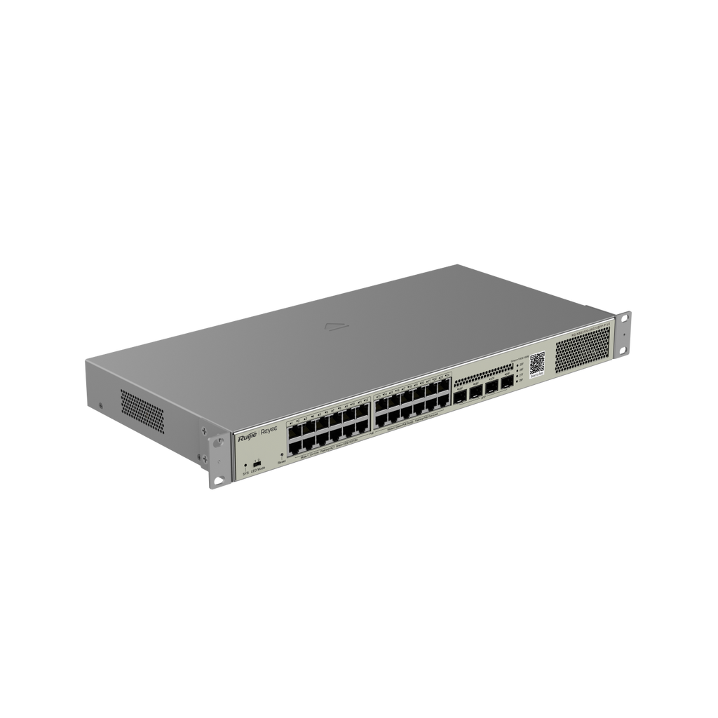 Ruijie Reyee RG-NBS3100-24GT4SFP-P-V2 28-Port Gigabit Layer 2 Cloud Managed PoE Switch