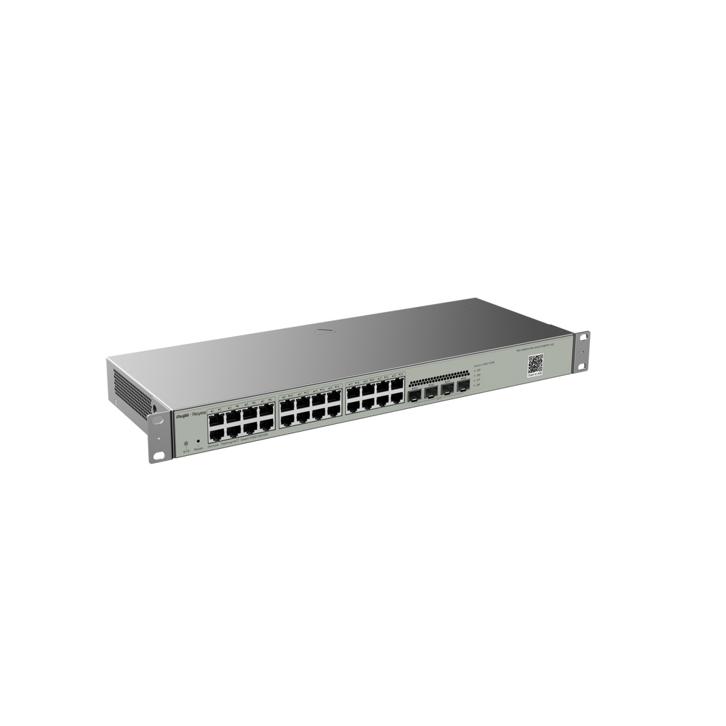Ruijie Reyee RG-NBS3100-24GT4SFP-V2, 28-Port Gigabit Layer 2 Cloud Managed Non-PoE Switch
