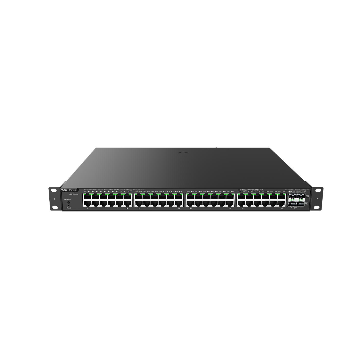 Ruijie Reyee RG-NBS3100-48GT4SFP-P, 52-Port Gigabit Layer 2 Cloud Managed PoE Switch