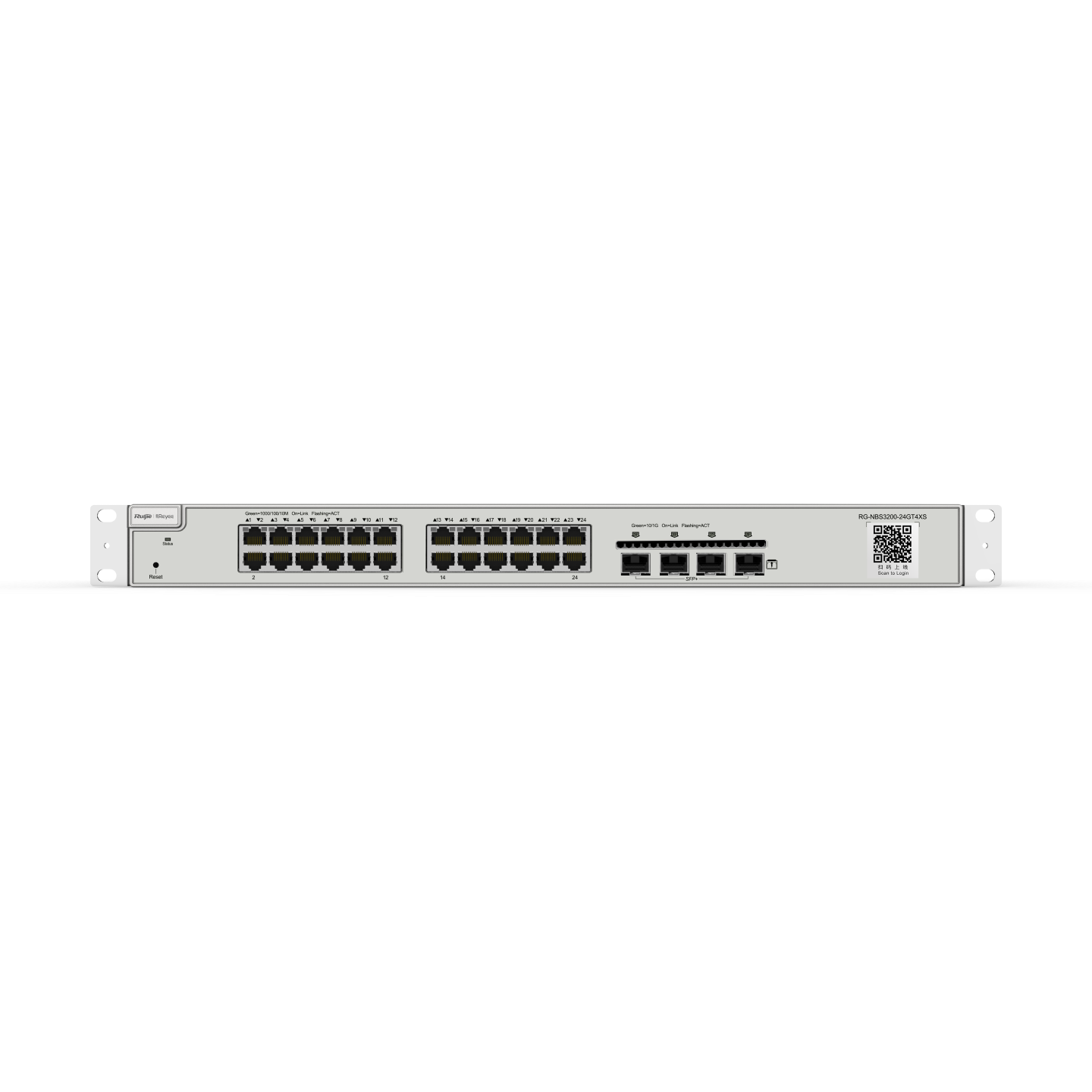 Ruijie Reyee RG-NBS3200-24GT4XS 24-Port Gigabit Layer 2+ Managed Switch with 4 × 10G SFP+ Uplinks
