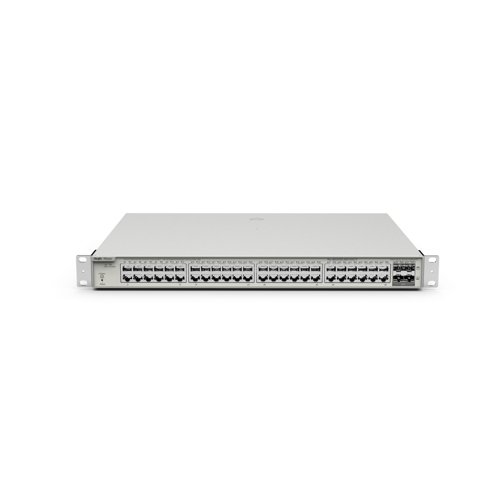 Ruijie Reyee RG-NBS3200-48GT4XS-P, 48-Port Gigabit Layer 2+ Cloud Managed PoE Switch, 4 * 10G Uplink