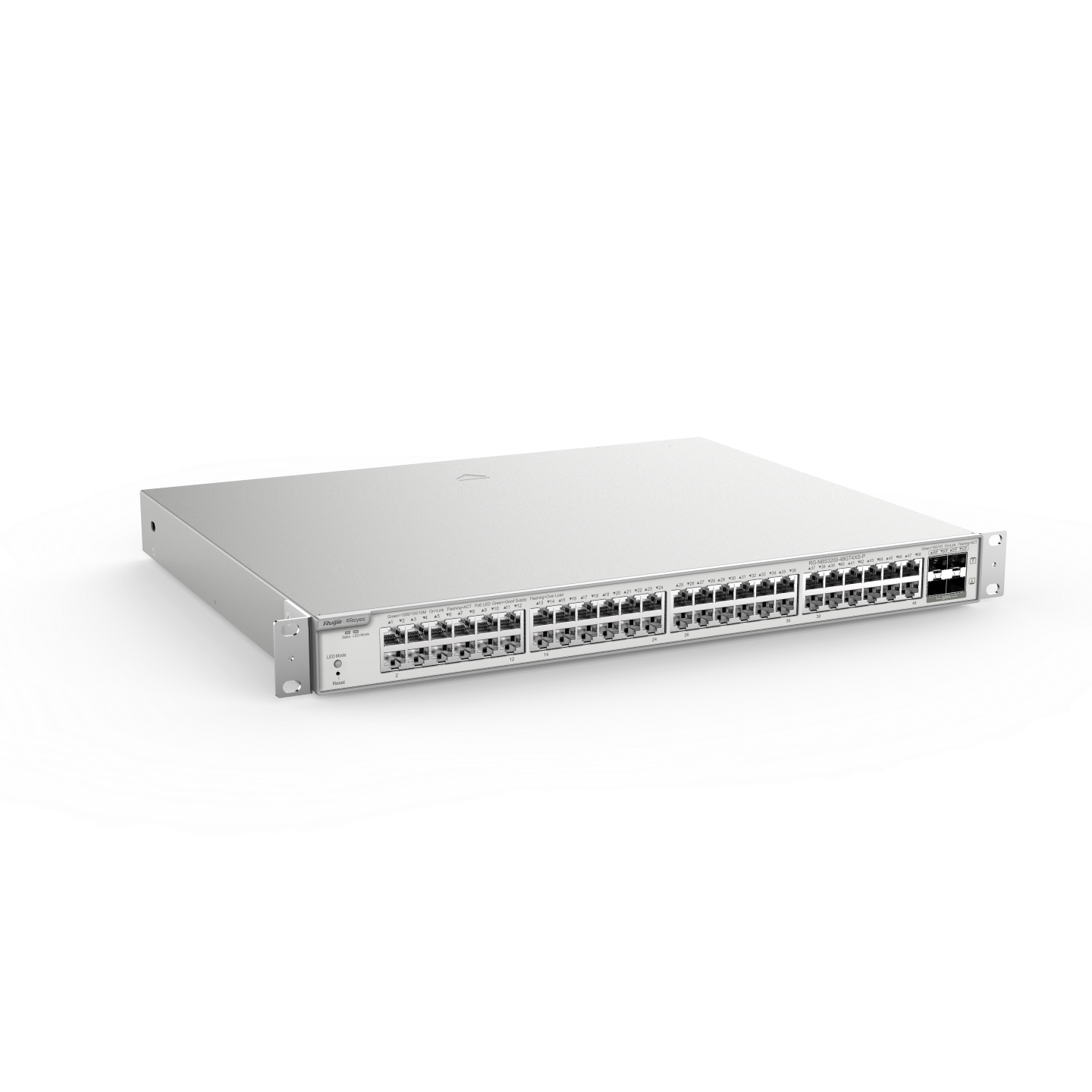 Ruijie Reyee RG-NBS3200-48GT4XS-P, 48-Port Gigabit Layer 2+ Cloud Managed PoE Switch, 4 * 10G Uplink